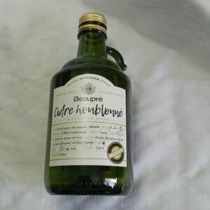 C) Two empty alcohol bottles for artistic creations, with cap